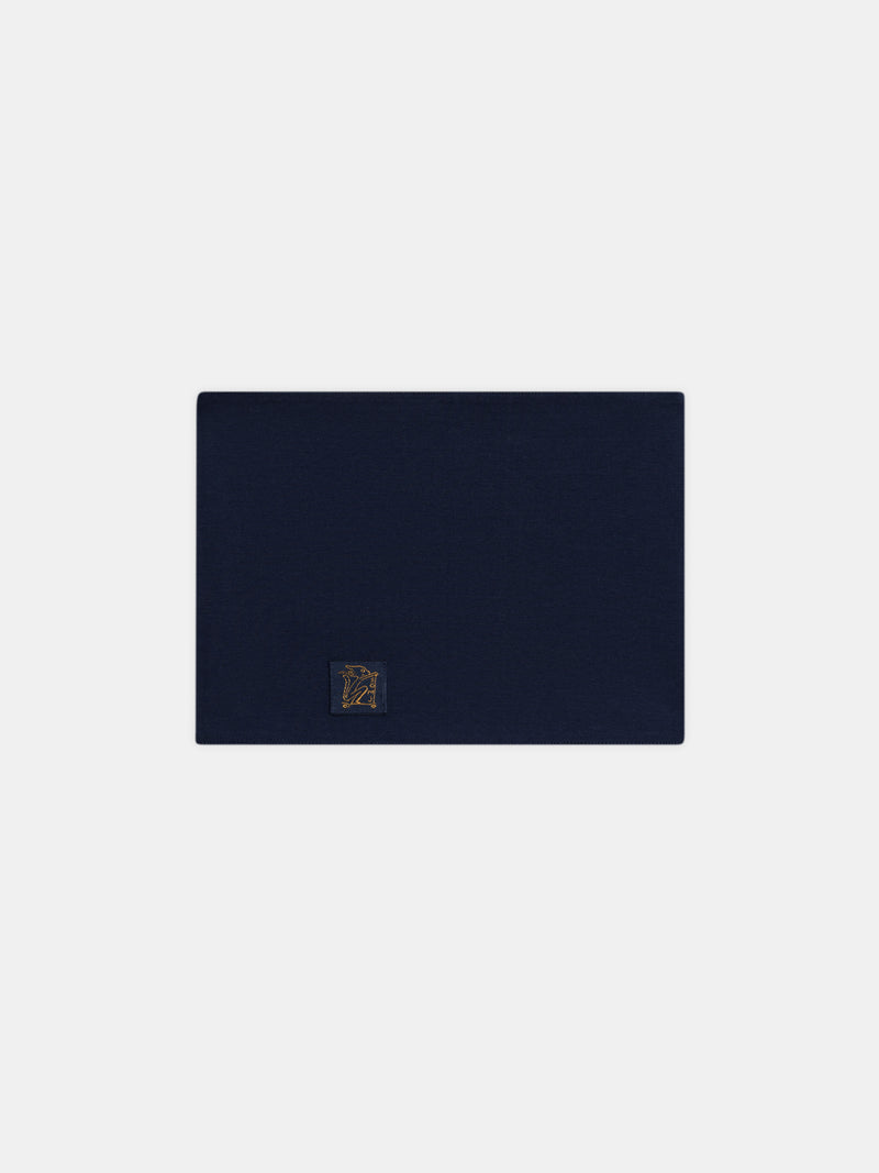 Snood reversível azul-marinho ou às riscas castanhas para meninos