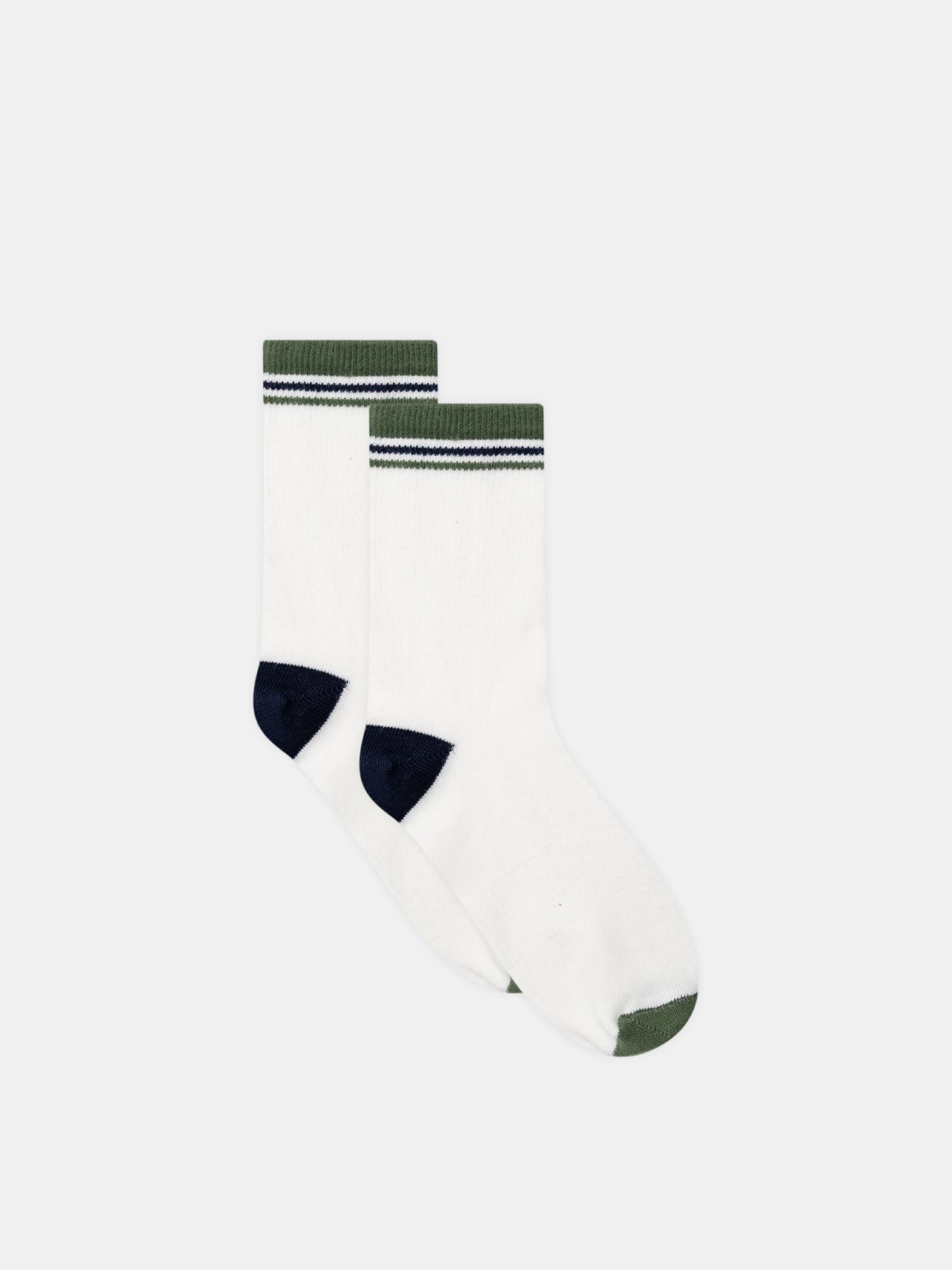 Conjunto de 5 pares de meias às riscas ou uniformes para rapazes