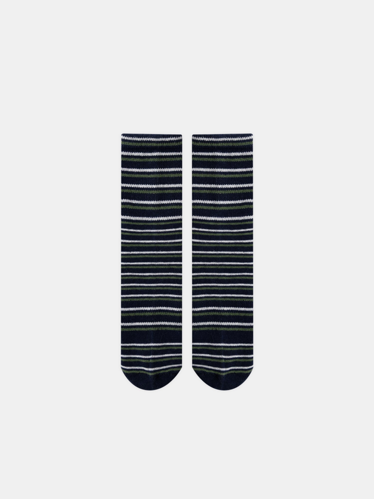 Conjunto de 5 pares de meias às riscas ou uniformes para rapazes