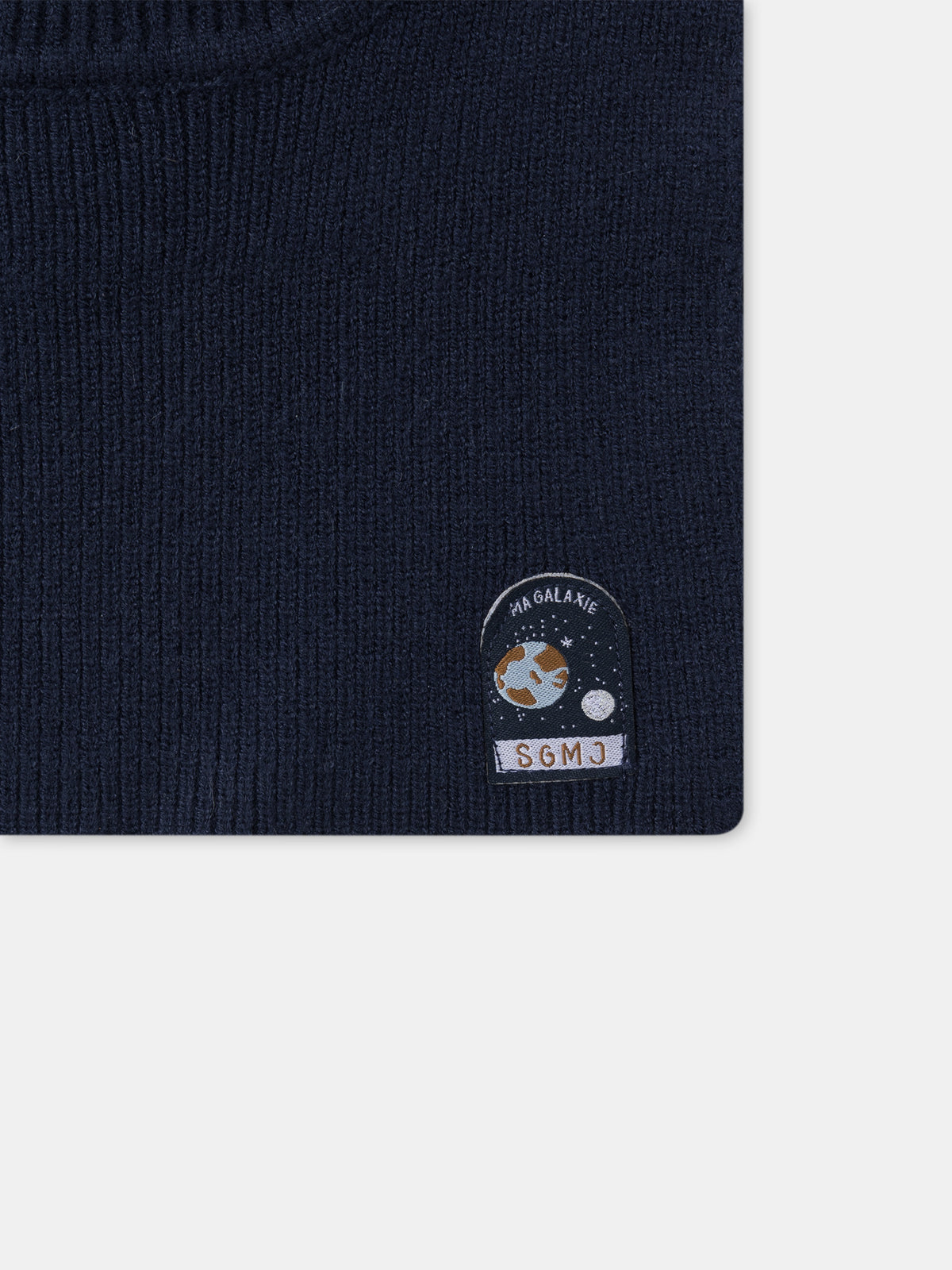 Plastron bleu marine à rayures Garçon