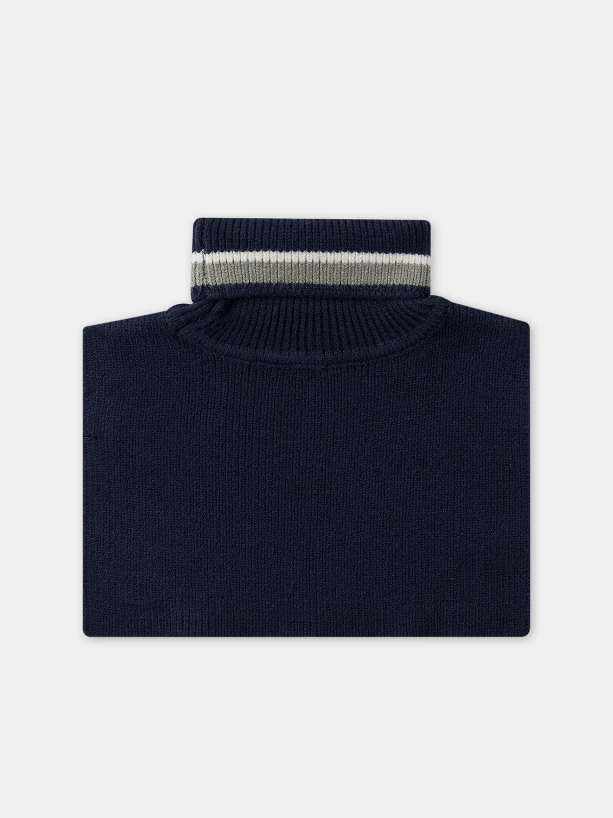 Plastron bleu marine à rayures Garçon