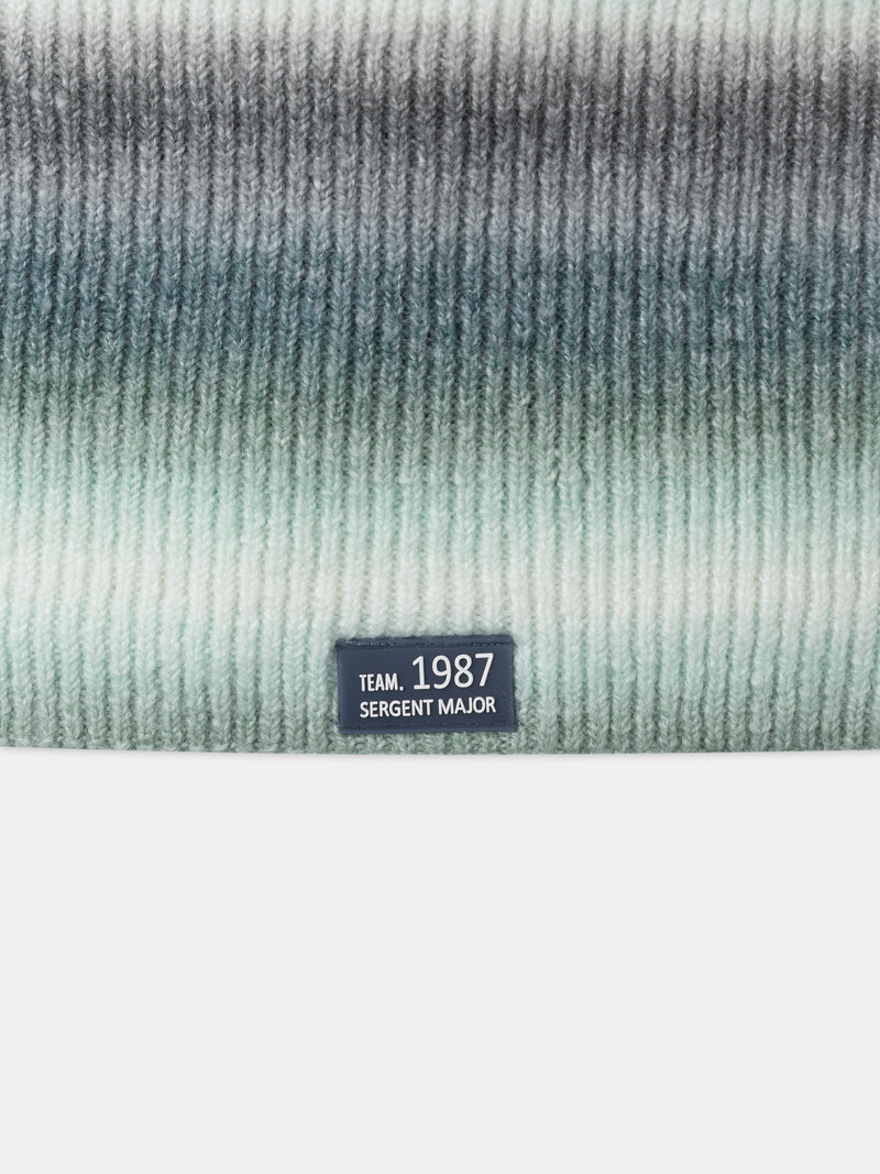 Snood verde degradado tie and dye para meninos