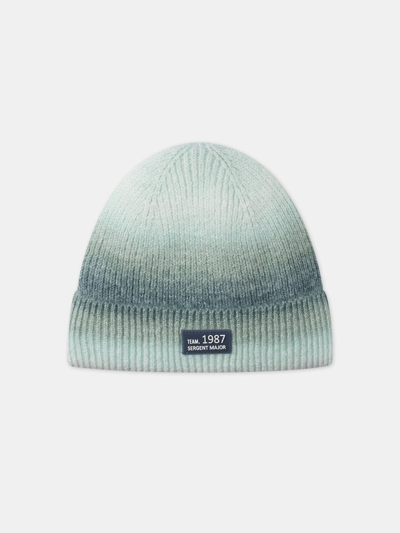 Gorro degradado tie and dye verde Masculino