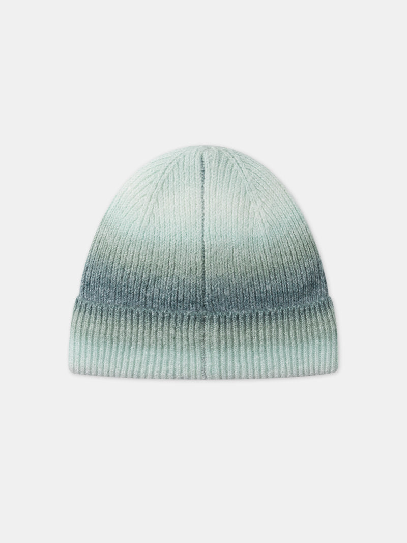 Gorro degradado tie and dye verde Masculino