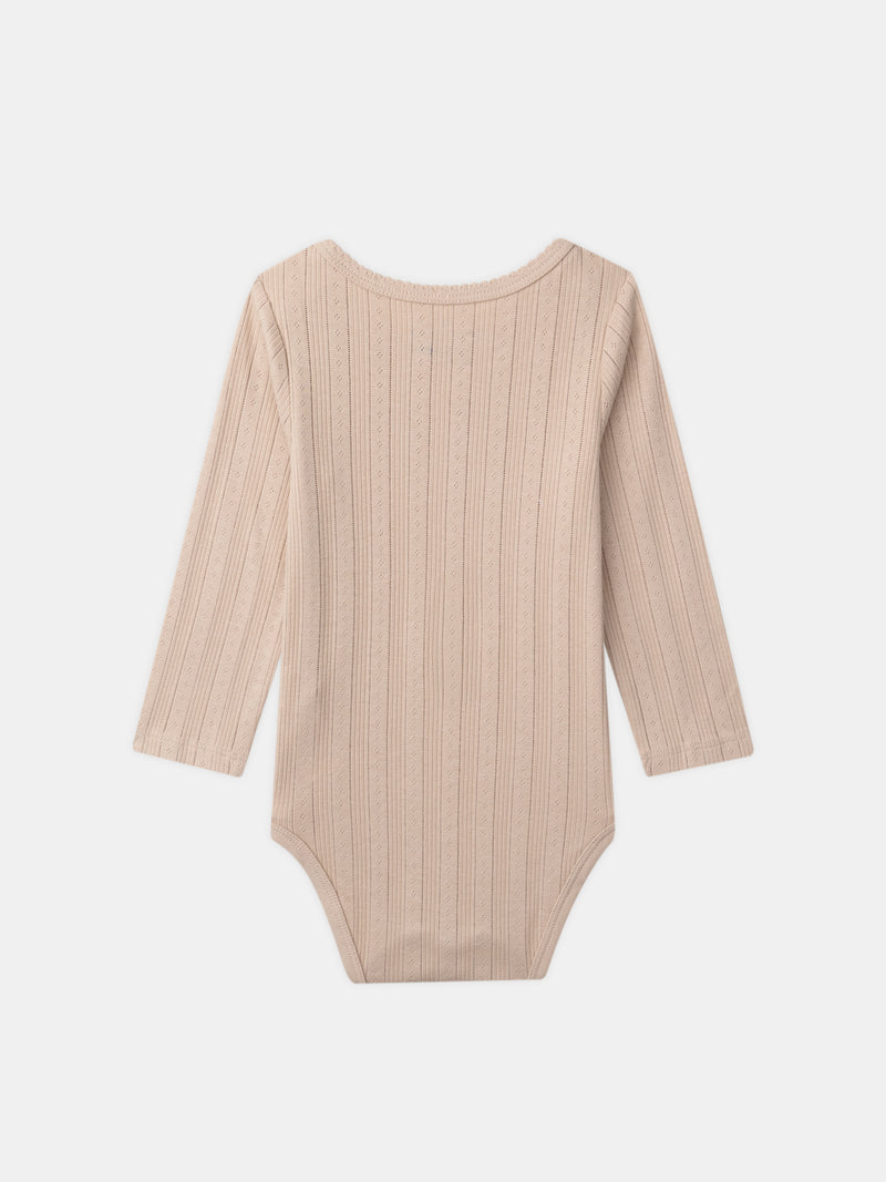 Conjunto de 2 bodies de mangas longas Bebé Feminino