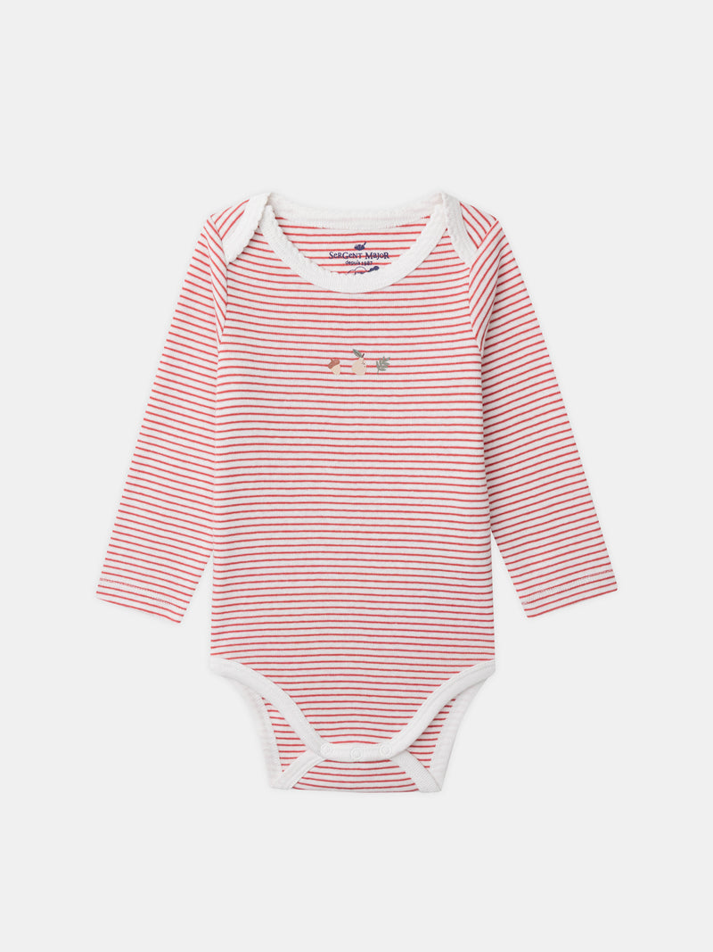 Conjunto de 3 bodies de mangas longas Bebé Feminino