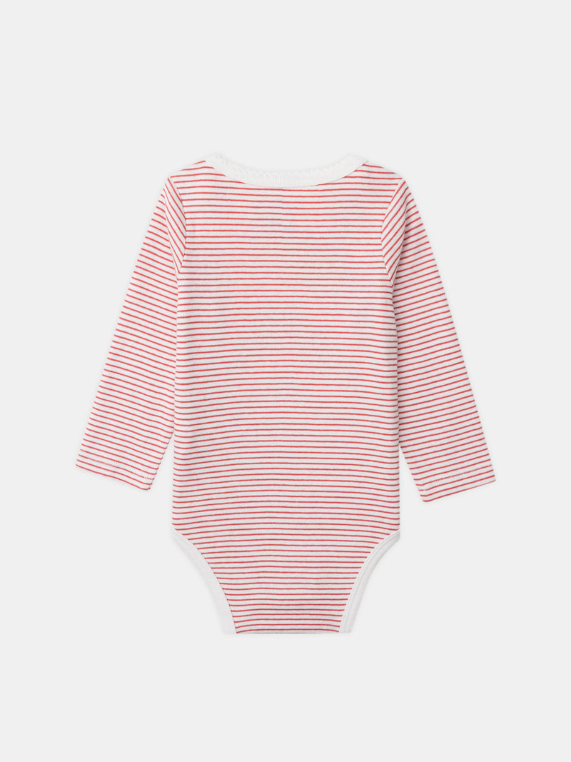 Conjunto de 3 bodies de mangas longas Bebé Feminino