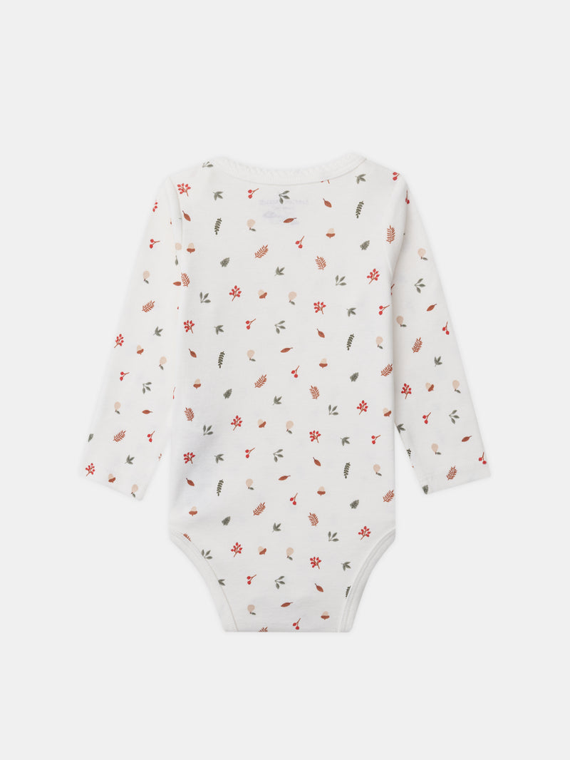 Conjunto de 3 bodies de mangas longas Bebé Feminino