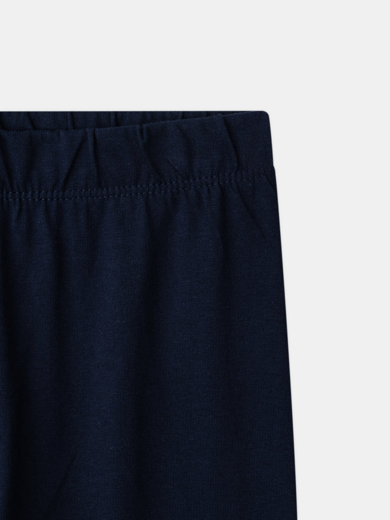 Pyjamas bleu ciel et marine imprimé griffon Garçon