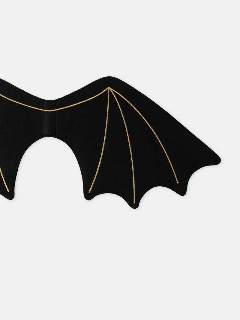 Pyjama d'Halloween noir + ailes de chauve-souris Garçon