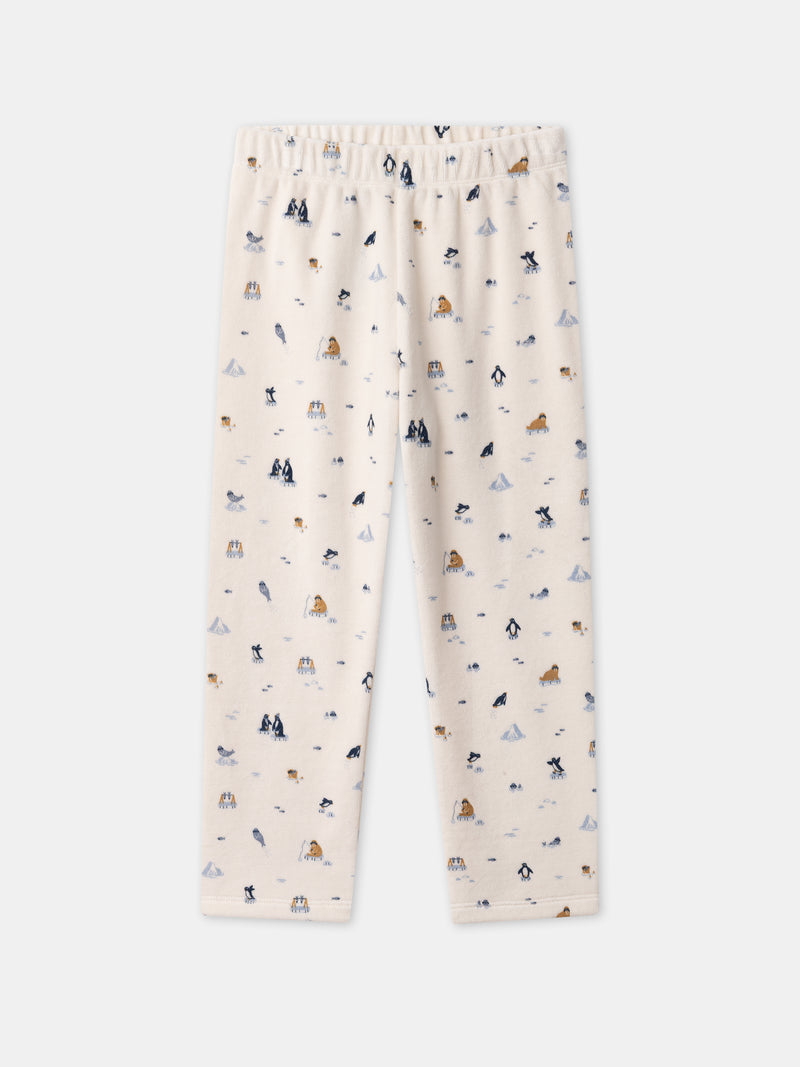 Pijama ecru motivo iceberg Menino