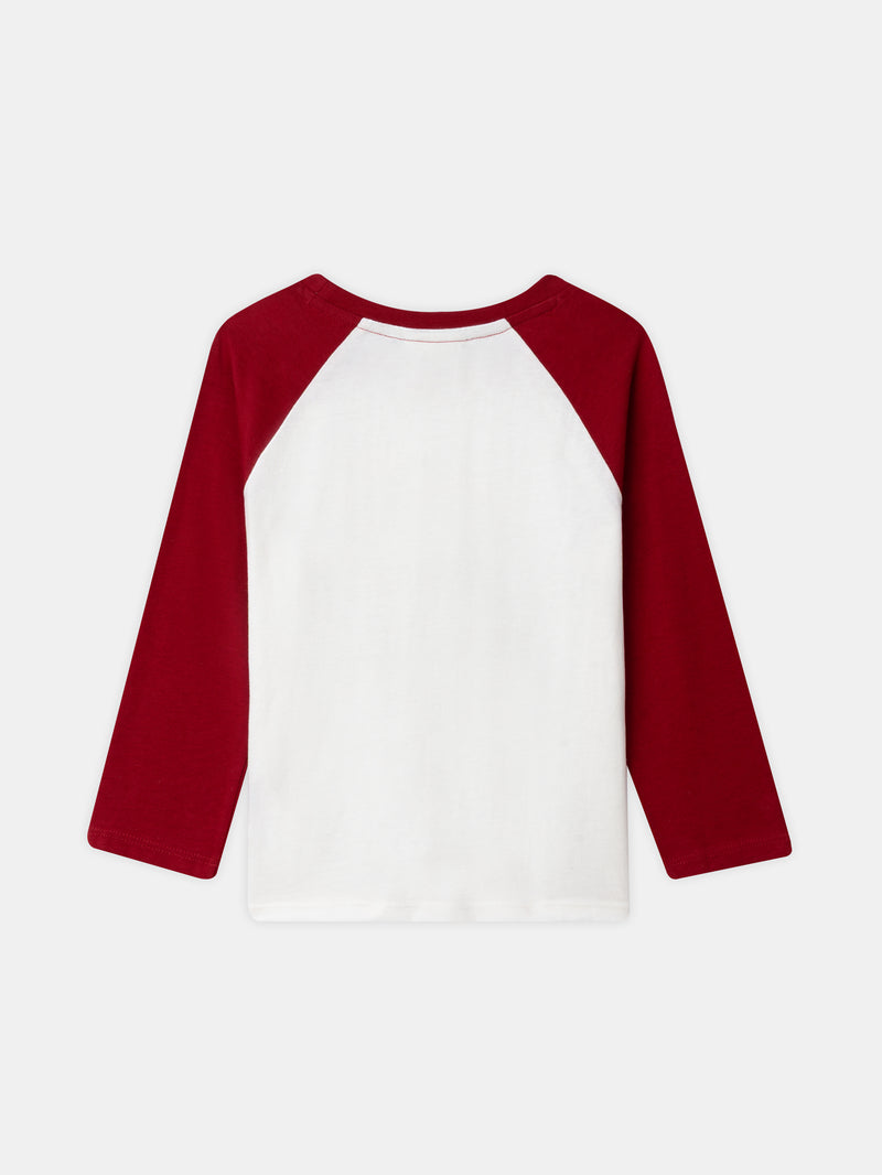 Pijama Harry Potter borgonha e creme impresso "Grifinória" Rapaz