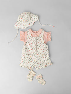 Tenue Bébé Fille : Pétale d’Aventure - 1