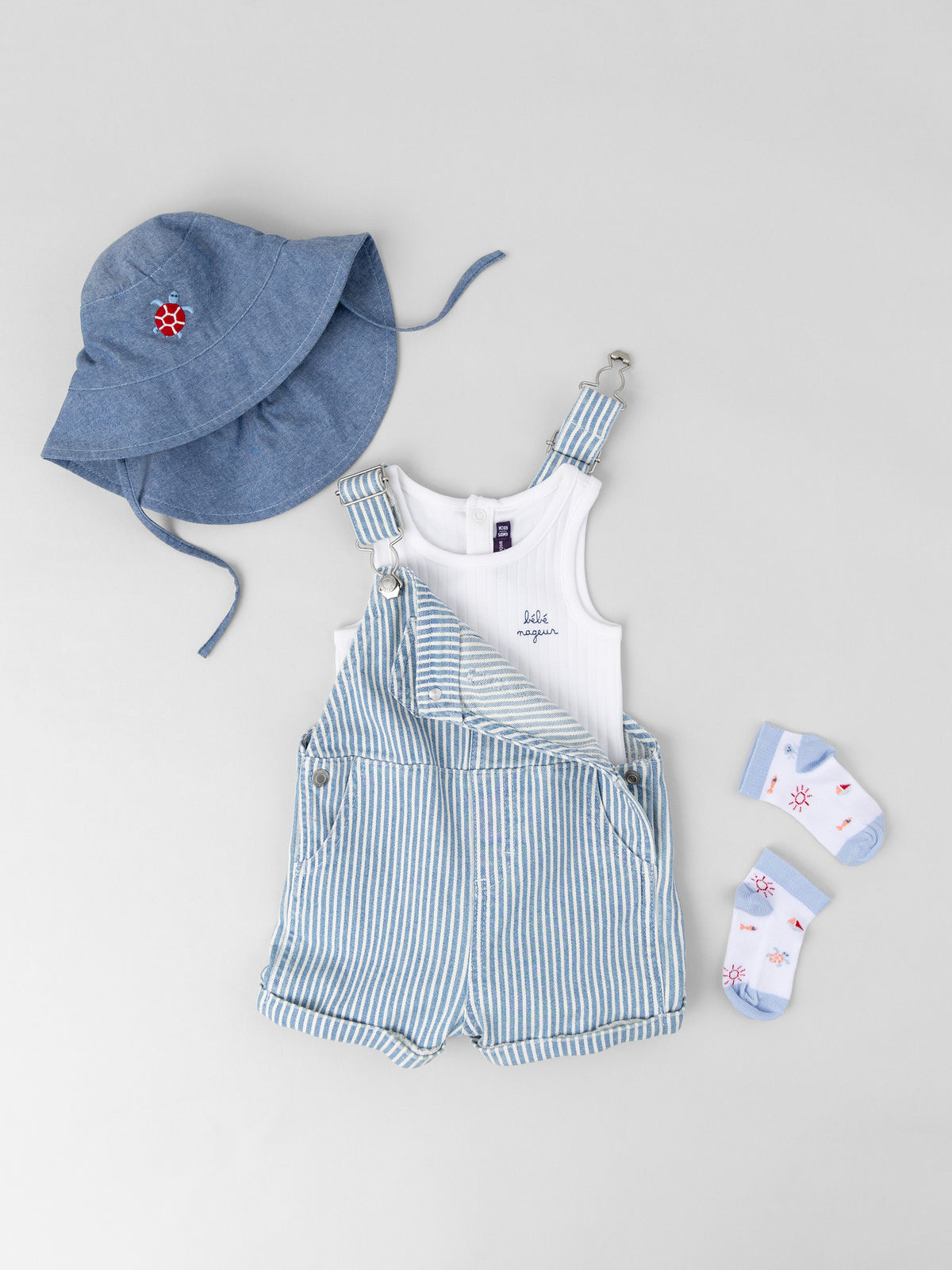 Tenue Bébé Garçon : Ligne d'Horizon - 1