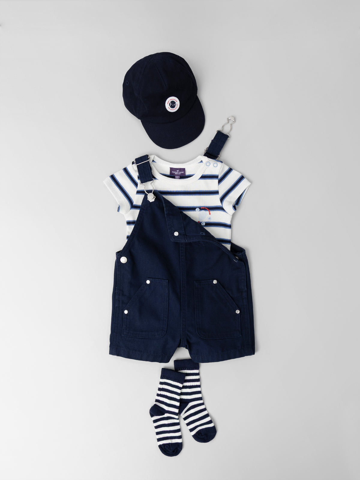 Tenue Bébé Garçon : Douceur Nautique - 1