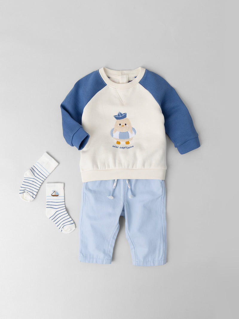 Tenue Bébé Garçon : Matelot Rêveur - 1
