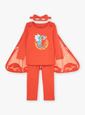 Conjunto pijama vermelho com padrão Dragão Cavaleiro do Fogo KUIMAGE 3 / 24E5PG73PYTE406