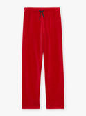Conjunto pijama de Natal vermelho em veludo GLULAGE / 23H5PGG1PYJF511