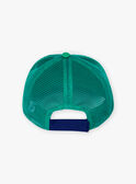 Boné branco e verde LACASCAGE / 24H4PGI1CHA000
