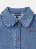 Jaqueta de jeans e bordados florais  KEVETTE / 24E2PF41VESP269