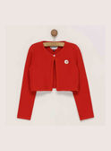 Cardigan vermelho RAFULIETTE / 19E2PFC1CARF505