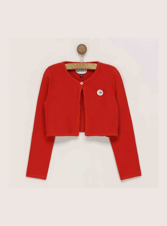 Cardigan vermelho RAFULIETTE / 19E2PFC1CARF505