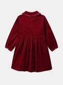 Vestido de bombazina bordado LALICHETTE / 24H2PFR1ROBF506