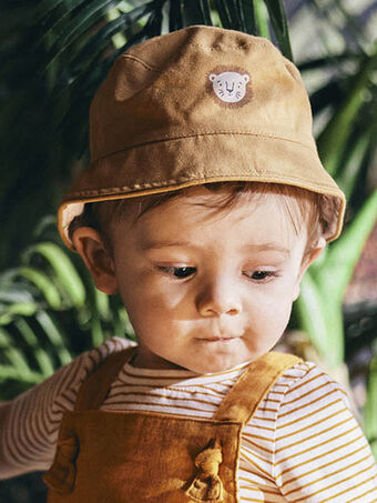 Chapéu reversível padrão leão bebé menino CAKENAN / 22E4BG91CHAB114