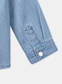 Camisa de ganga azul-clara LADIEGO / 24H1BGJ1CHMP272