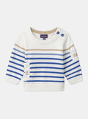 Camisola em malha às riscas MACHARLES / 25E1BG81PUL001