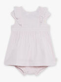 Vestido de cerimónia e bloomer bebé menina CAJUSTINE / 22E1BFH1ROB301