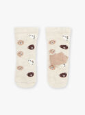 Meias beges com estampado ursinhos GALAMY / 23H4BGH1SOQA010