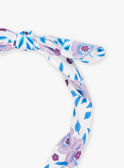 Bandolete com estampado florido azul e branco DAMATETTE / 22H4PFB1TET001