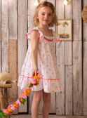 Vestido branco com estampado palmeiras ZYPANETTE / 21E2PFU2ROB000