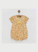 Babygro amarelo RAORIANE / 19E1BFH1BAR010