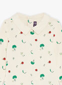 Body baunilha com estampado legumes fantasia FACUNCAN / 23E1BGB1BOD114