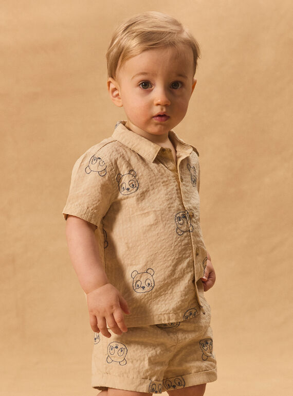 Light beige SHIRT MAYOAN / 25E1BGR1CHM806