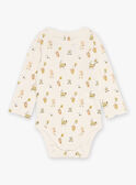 Body cru canelado com estampado de animais decorativo GADENNIS / 23H1BG81BOD001