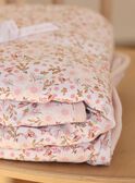 Manta de recém-nascido rosa claro estampado florido FONDA / 23E0AF61D4P321