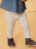 Leggings branco-cru às flores LACELINE / 24H1BFJ1LG001