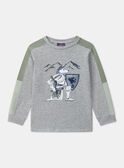T-shirt Cinzenta Cavaleiro  LADOUBAGE / 24H3PGQ1TMLJ920