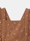 Vestido-jardineira às flores LICHASETTE / 24H2PFK1CHS809