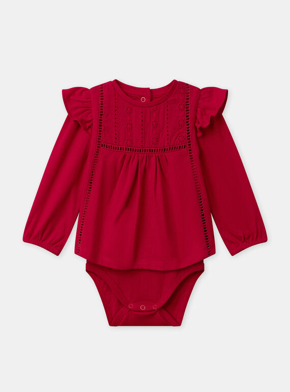 Red BODYSUIT NACINDY / 25H1BFK1BODF510
