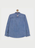 Camisa azul ganga REBOBOAGE / 19E3PGC1CHM704
