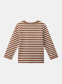 T-shirt de manga comprida castanha LIMARAGE / 24H3PGK1TML804