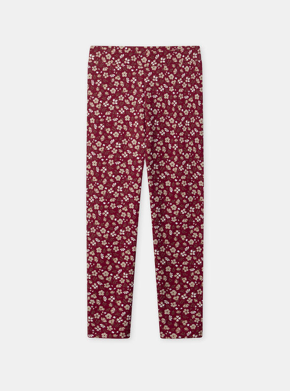 Dark burgundy LEGGINGS (bottom) NELEGETTE / 25H2PFK1LG503