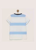 T-shirt mangas curtas azul RYOBAGE / 19E3PGT1TMC205