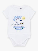 T-shirt-body branca de manga curta LABILLY / 24H1BGI2BOD000
