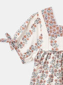 Vestido de algodão florido com encaixes KIROBETTE / 24E2PFC1ROB114