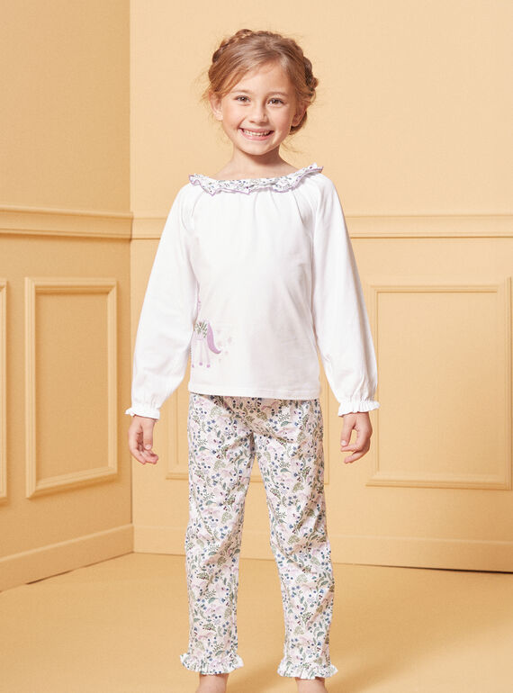 Pijama Unicórnio em jersey LUICHETTE / 24H5PF33PYJ005
